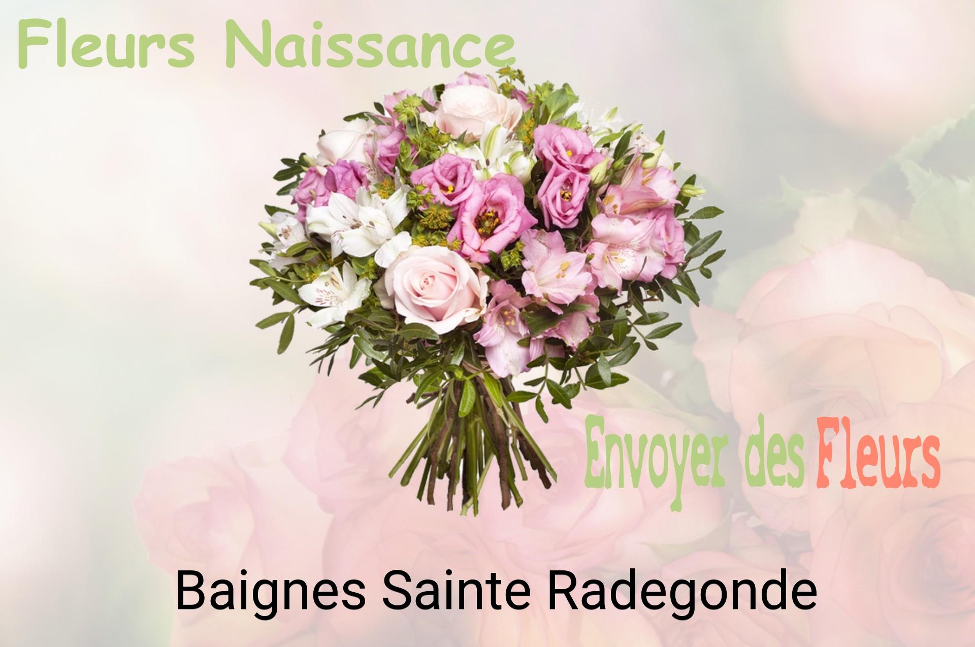Bouquet de fleurs de naissance livré à Baignes-Sainte-Radegonde